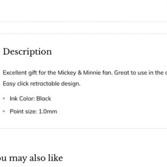 Disney Best Buds Mickey & Minnie 2-PK Pen Set - Picture 5 of 6